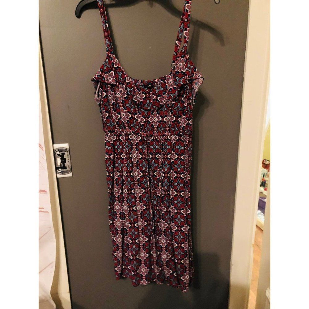 Torrid Size 2 dark pink with print, Super soft dress.